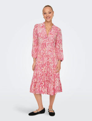 ONLY Onlmilana 7/8 Dress Wvn Noos - Multi/patterned - S