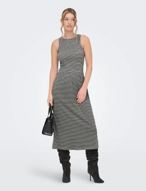 ONLY Onlcelle S/L Smock Dress Jrs - Multi/patterned - XS