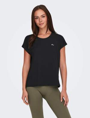 Only Play Onpaubree On Ss Bat Loose Tee Noos - Black - S