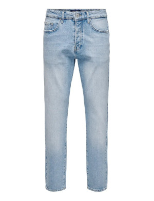 ONLY & SONS Onsyoke Tapered Lb 9684 Dot Dnm Noos   31 x 30 Blue 31 x 30