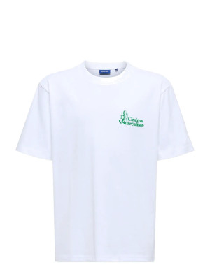 ONLY & SONS Osjfredo Rlx Cinema Ss Tee Vd Jrs - White - 158-164 White 158-164