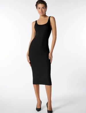 Oroblu Perfect Line Rib Dress/Overt - Black - M Black M