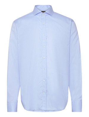 Oscar Jacobson Reg Fit Cut Away Non Iron Twill - Blue - 40 Blue 40