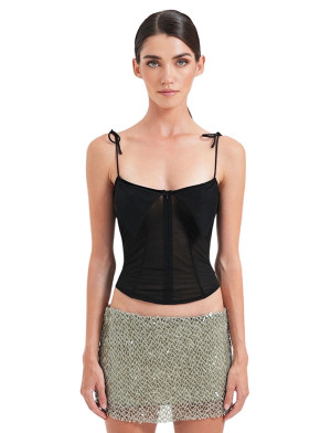 OW Collection Astra Top - Black - L Black L