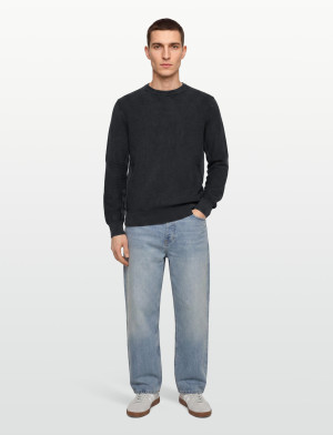 Parajumpers Orval Crewneck - Black - S Black S