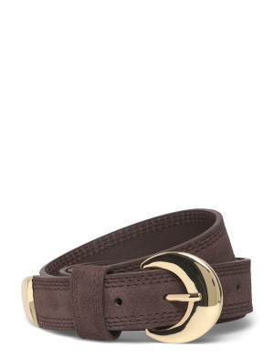 Pieces Pcbaria Suede Jeans Belt   80 Brown 80