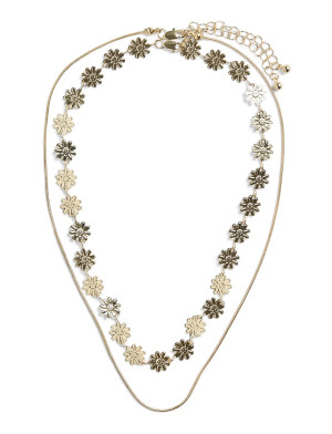 Pieces Pcgessa Necklace 2-Pack   ONE SIZE Gold ONE SIZE