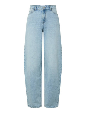 Pieces Pcgrace Mw Barrel Ank Jeans Noos Bc   27 x 32 Blue 27 x 32