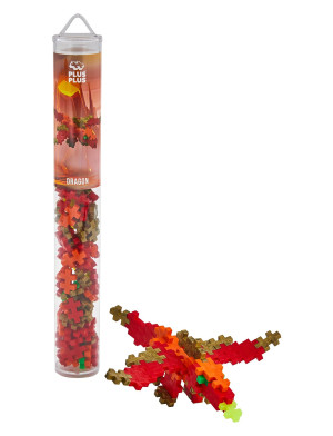 Plus-Plus Dragon / 100 Pcs Tube   ONE SIZE Patterned ONE SIZE
