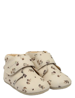 Pom Pom Beginners Velcro Print   19 Cream 19