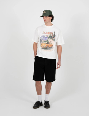 Prohibited Speeding Tee Off-White - White - S