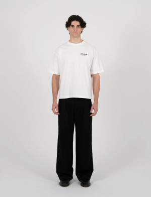 Prohibited Oldtimer Race Tee Off-White - Cream - M
