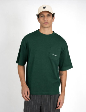 Prohibited Seaside Waffle Tee - Green - L