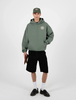 Prohibited Horse Racer Hoodie Green - Khaki green - M