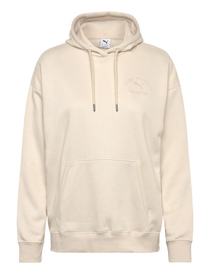 Puma Class Relaxed Hoodie Fl   M Cream M