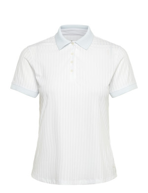 PUMA Golf W Mattr Jacquard Stripe Ss Polo   M White M