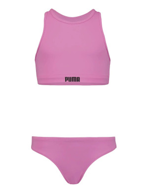 Puma Swim Girls Racerback Bikini Set 1P - Pink - 116 Pink 116