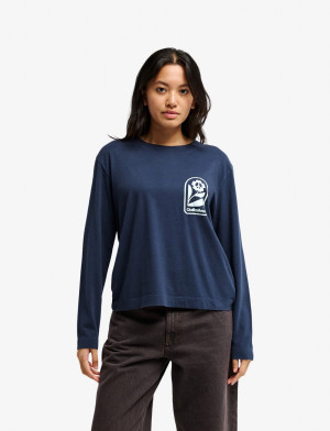 Quiksilver Standard Ls Tee - Navy - M