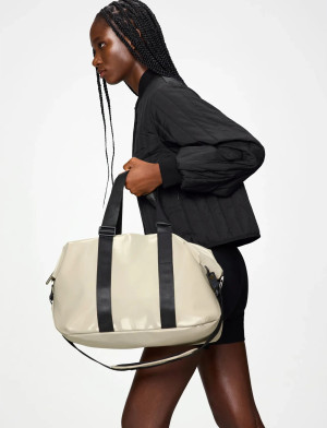 Rains Valera Weekend Bag Small W3 - Beige - ONE SIZE