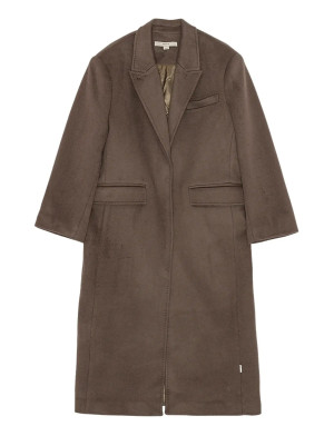 REMAIN Birger Christensen Long Coat   38 Brown 38