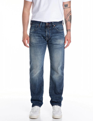 Replay Deryck Trousers Regular Royal Eagle - Blue - 40 x 34