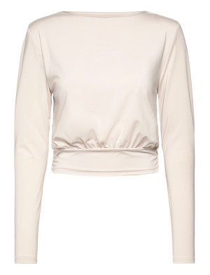 Rosemunde Rwbillie Ls O-Neck T-Shirt - Cream - 34 Cream 34