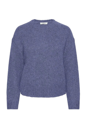 Rosemunde Kids Rktulip Wool Blend  Ls Short O-Neck   140 Blue 140