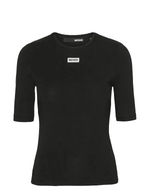 ROTATE Short Sleeve T-Shirt - Black - L