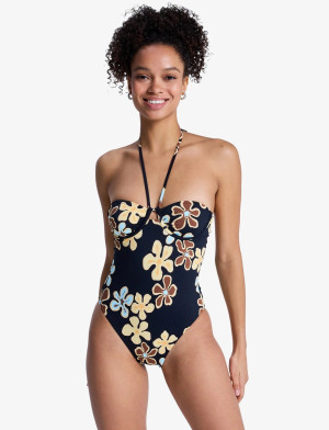 Roxy Nostalgic Feel Hl One Piece - Black - XS