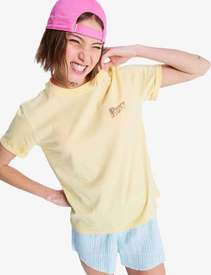 Roxy Oceanregular Poster - Yellow - XS