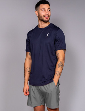RS Sports Men's Performance Tee - Navy - M Navy M