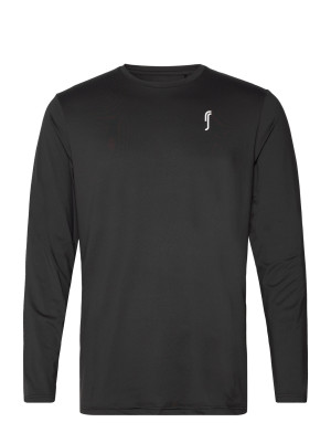 RS Sports Men's Performance Long Sleeve (Black/White,Xxl,St) - Black - M