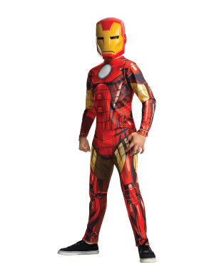 Iron Man H/S  - Multi/patterned - 7-8Y
