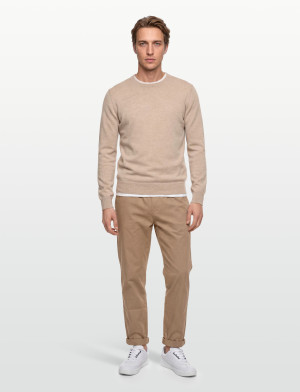 Revolution Casual Trousers - Beige - S