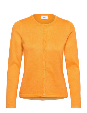 Saint Tropez A8661, Milasz R-Neck Cardigan - Orange - XS Orange XS