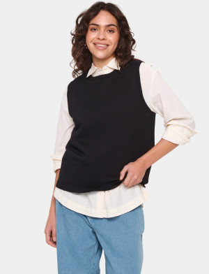Saint Tropez Milasz Vest - Black - XL Black XL