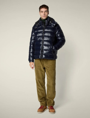 Save the Duck Florian Hooded Jacket - Navy - M