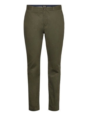 Scotch & Soda Core - Stuart - Stretch Cotton Chino - Khaki green - 33 x 34