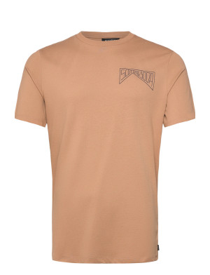 Scotch & Soda Regular Fit Left Chest Logo T-Shirt - Brown - S Brown S