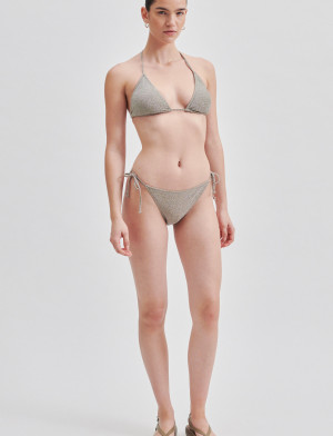 Second Female Glint Bikini Bottom - Gold - XL