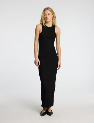 Selected Slfanna Sl Ankle Tank Dress - Black - XS Black XS