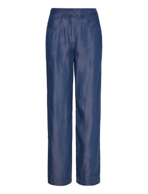 Selected Slfnoella Mw Wide Pant B - Blue - 36