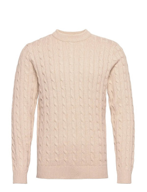 Selected Slhryan Structure Crew Neck   M Beige M