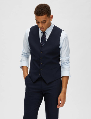 Selected Slhslim-Neil Wct B Noos - Navy - 48