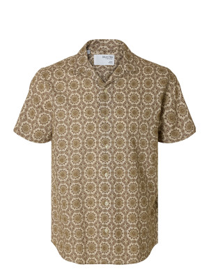Selected Slhrelaxsun Shirt Ss Resort   S Patterned S