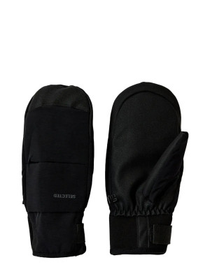 Selected Slhblake Alex Tech Mitten - Black - L/XL