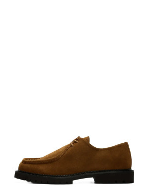 Selected Slhhector Suede Moc-Toe Shoe - Brown - 46 Brown 46