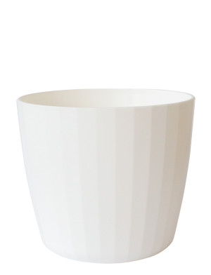 SMALLrevolution Berta - Flowerpot   Ø16.5X18.5CM White Ø16.5X18.5CM