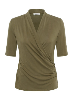 Soaked Slcolumbine Wrap Blouse Ss   XL Khaki XL