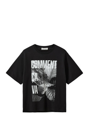 Sofie Schnoor Maesw Oversized Printed T-Shirt   XS Black XS